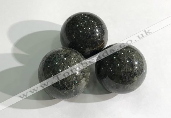 CDN1168 30mm round jasper decorations wholesale