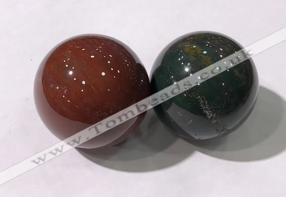 CDN1212 40mm round india agate decorations wholesale