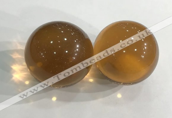 CDN1227 40mm round glass decorations wholesale