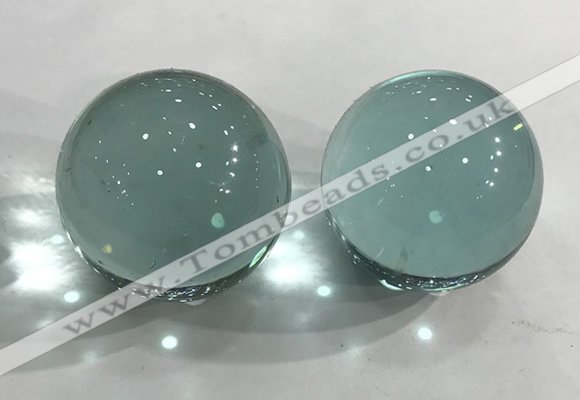 CDN1228 40mm round glass decorations wholesale