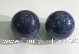 CDN1243 40mm round lapis lazuli decorations wholesale