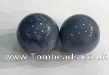 CDN1247 40mm round blue aventurine decorations wholesale