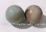 CDN1253 40mm round amazonite decorations wholesale