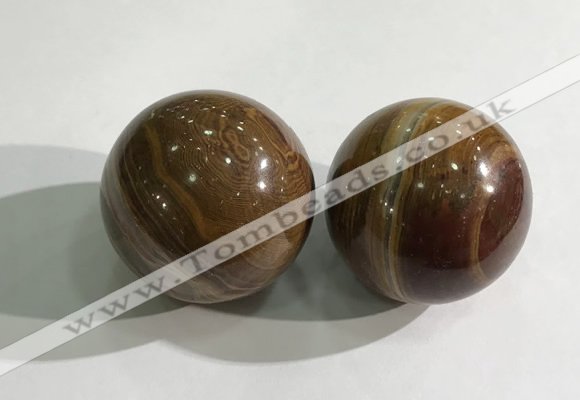 CDN1264 40mm round jasper decorations wholesale