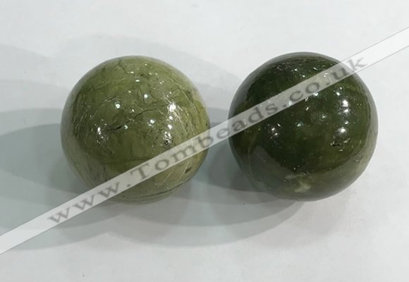 CDN1301 40mm round jasper decorations wholesale