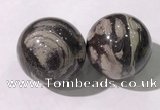 CDN1304 40mm round jasper decorations wholesale