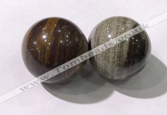 CDN1308 40mm round jasper decorations wholesale