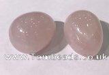 CDN1332 35*45mm egg-shaped rose quartz decorations wholesale