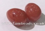 CDN1336 35*45mm egg-shaped cherry quartz decorations wholesale