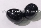 CDN1345 35*45mm egg-shaped blue goldstone decorations wholesale