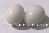 CDN1350 35*45mm egg-shaped candy jade decorations wholesale