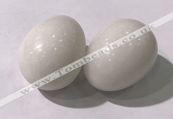 CDN1350 35*45mm egg-shaped candy jade decorations wholesale