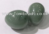 CDN1360 35*45mm egg-shaped green aventurine decorations wholesale