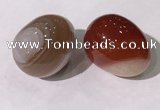 CDN1366 35*45mm egg-shaped druzy agate decorations wholesale