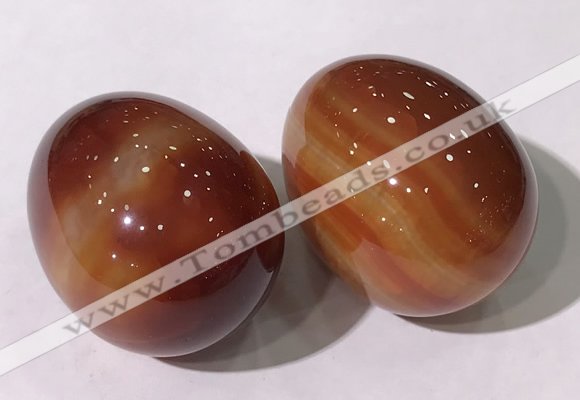 CDN1367 35*45mm egg-shaped agate decorations wholesale