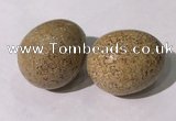 CDN1392 35*45mm egg-shaped jasper decorations wholesale