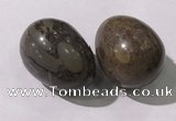 CDN1400 35*45mm egg-shaped tiger skin jasper decorations wholesale