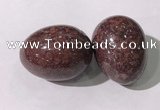 CDN1405 35*45mm egg-shaped jasper decorations wholesale