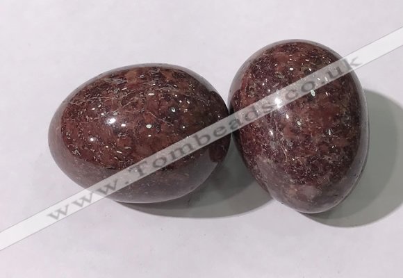 CDN1405 35*45mm egg-shaped jasper decorations wholesale