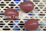CDN301 25*35mm egg-shaped cherry quartz decorations wholesale