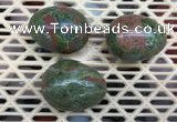 CDN309 30*40mm egg-shaped unakite decorations wholesale