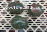 CDN309 30*40mm egg-shaped unakite decorations wholesale