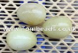 CDN313 30*40mm egg-shaped yellow jade decorations wholesale