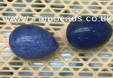 CDN336 35*50mm egg-shaped blue dumortierite decorations wholesale