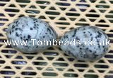 CDN349 35*50mm egg-shaped sesame jasper decorations wholesale