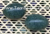 CDN353 35*50mm egg-shaped synthetic gemstone decorations wholesale