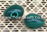 CDN364 35*50mm egg-shaped imitation malachite decorations wholesale