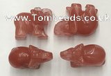 CDN385 20*40*30mm elephant cherry quartz decorations wholesale