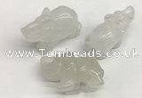 CDN402 25*50*35mm elephant white jade decorations wholesale