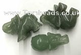 CDN419 25*50*35mm elephant green aventurine decorations wholesale