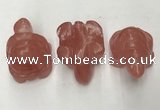 CDN433 28*45*22mm turtle cherry quartz decorations wholesale