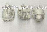 CDN434 28*45*22mm turtle white howlite decorations wholesale