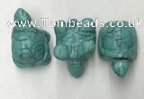 CDN435 28*45*22mm turtle imitation turquoise decorations wholesale