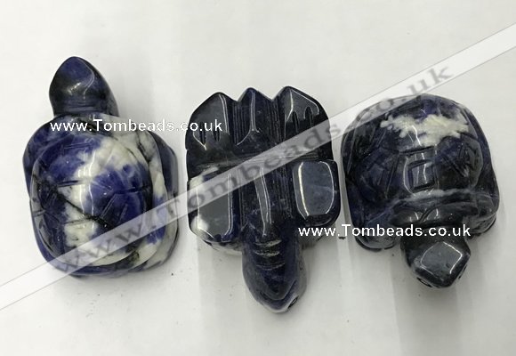 CDN438 28*45*22mm turtle sodalite decorations wholesale