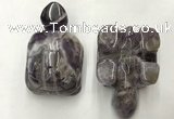 CDN454 38*55*28mm turtle dogtooth amethyst decorations wholesale