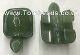 CDN458 38*55*28mm turtle green aventurine decorations wholesale