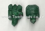 CDN463 38*55*28mm turtle imitation malachite decorations wholesale