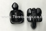 CDN465 38*55*28mm turtle black agate decorations wholesale