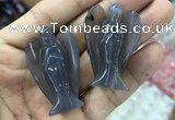 CDN474 30*40mm angel grey agate decorations wholesale