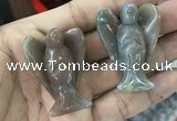 CDN476 30*40mm angel Indian agate decorations wholesale