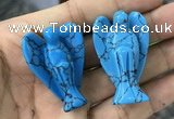 CDN479 30*40mm angel imitation turquoise decorations wholesale