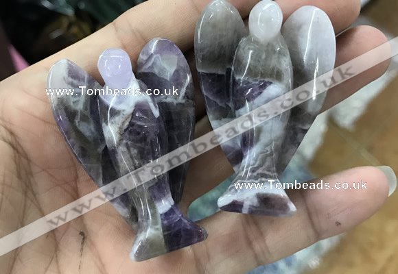 CDN491 35*50mm angel dogtooth amethyst decorations wholesale