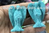 CDN493 35*50mm angel imitation turquoise decorations wholesale