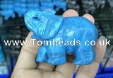 CDN513 33*65*45mm elephant imitation turquoise decorations wholesale