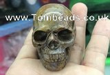 CDN558 35*50*40mm skull agate decorations wholesale