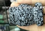 CDN576 35*50mm owl snowflake obsidian decorations wholesale